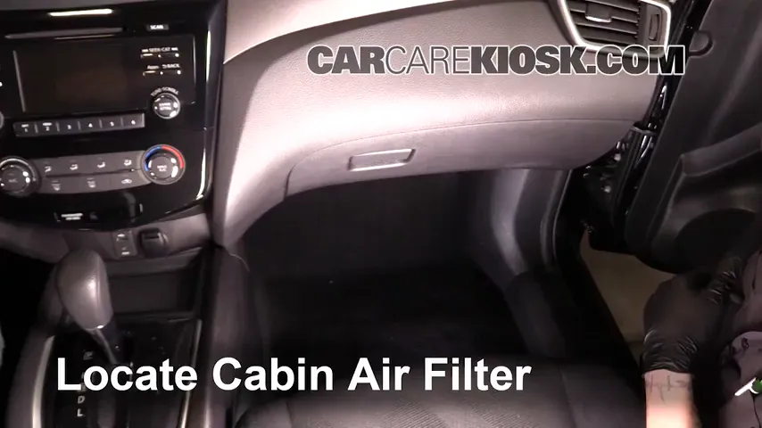 2016 Nissan Rogue S 2.5L 4 Cyl. Air Filter (Cabin) Replace
